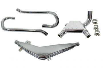 Complete Exhaust System, Chrome